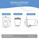 Vaso Sanitário Convencional  Sentiero Premium Acqua Branco