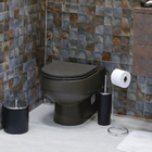 Vaso Sanitário Convencional Saída Vertical Carrara Marrom Fosco Deca