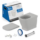 Vaso Sanitário Convencional Com Assento Termofixo Queda Amort