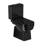 Kit Vaso Sanitário com Caixa Acoplada 3/6 Saída Vertical Elite Preto Celite