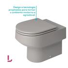 Vaso Sanitário Convencional Deca Carrara P.60.85 Soft Antraci