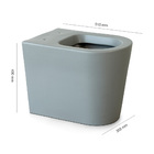 Vaso Sanitário Convencional Deca Lk P.23.85 Soft Antracite