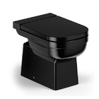 Vaso Sanitário Convencional Saída Vertical Elite Preto Celite