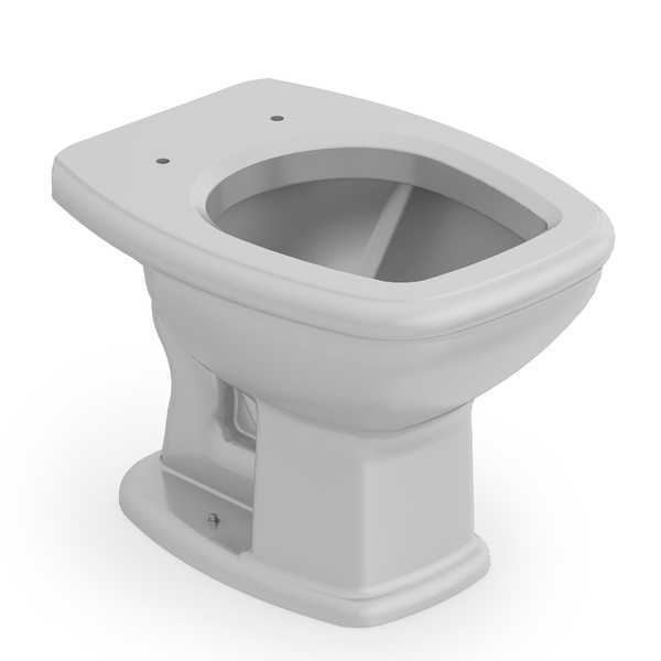 Vaso Sanitário Convencional Saída Vertical Fit Plus Cinza Platina Celite