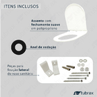 Vaso Sanitário Convencional Redondo Tubrax