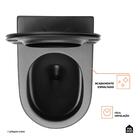 Vaso Sanitário Convencional Tanzanita Pingoo.casa - Preto