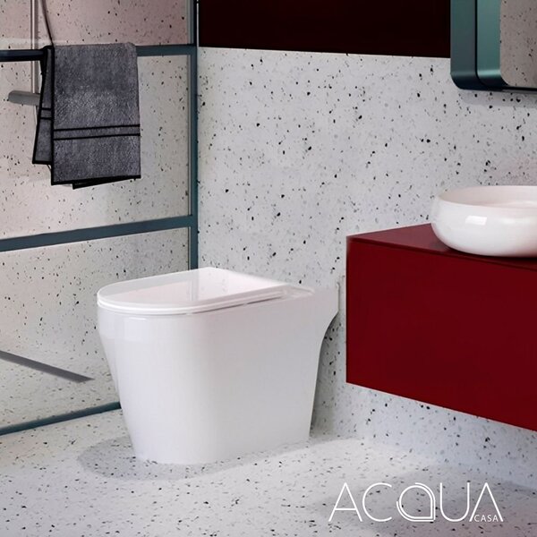 Vaso Sanitário Convencional Vulcano Premium Acqua Branco