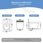 Vaso Sanitário Convencional Vulcano Premium Acqua Branco