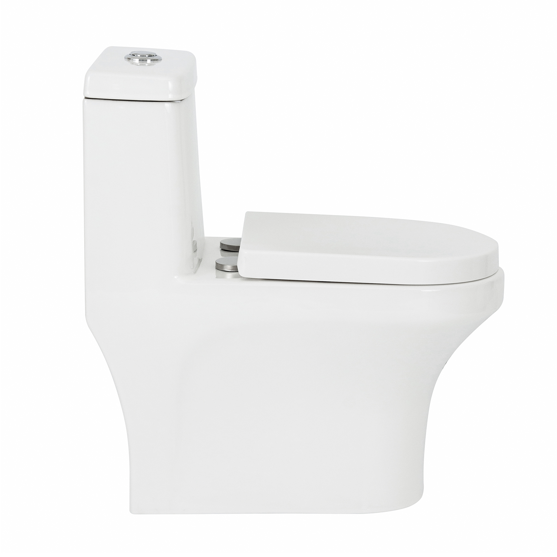 Vaso Sanitário Monobloco Branco Duplo Acionamento 3/6L Vertical Vittoria, Luvia