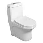 Vaso Sanitário Monobloco Branco Duplo Acionamento 6L Vertical Cianita Pettra