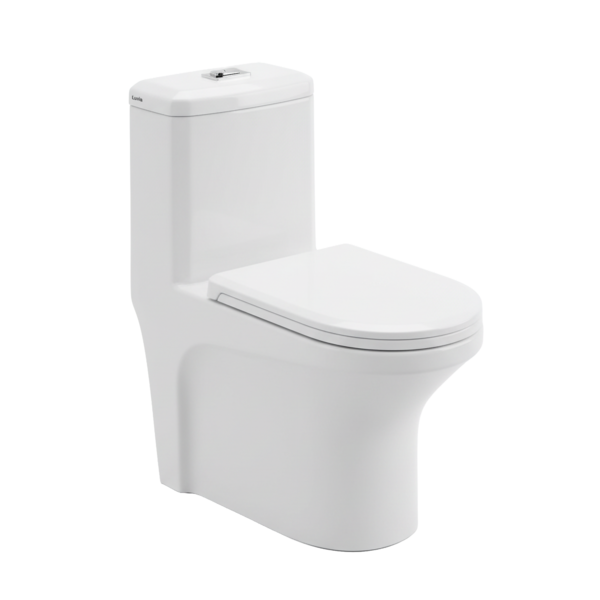 Vaso Sanitario Monobloco Branco Duplo Acionamento 7,5/5 Vertical Elena Luvia