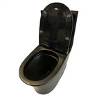 Vaso Sanitário Monobloco  Com Assento Suave - Preto