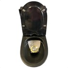 Vaso Sanitário Monobloco  Com Assento Suave - Preto