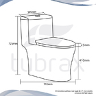 Vaso Sanitário Monobloco Acoplada Caixa Privada Tubrax