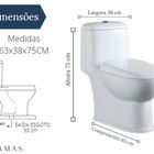 Vaso Sanitario Monobloco Adamas Adm-823