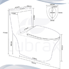 Vaso Sanitário Monobloco Branco Caixa Acoplada Privada Tubrax