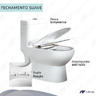 Vaso Sanitário Monobloco Branco Privada Caixa Acoplada Tubrax