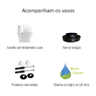 Vaso Sanitário Monobloco Caixa Acoplada Branco Fosco R452 RENO