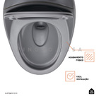 Vaso Sanitário Monobloco Caixa Acoplada Privada Aquarela Ping