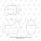 Vaso Sanitário Monobloco Caixa Acoplada Privada Aquarela Ping