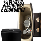 Vaso Sanitário Monobloco Caixa Acoplada Privada Lisboa Preto