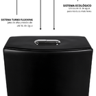 Vaso Sanitário Monobloco Caixa Acoplada Privada Lisboa Preto