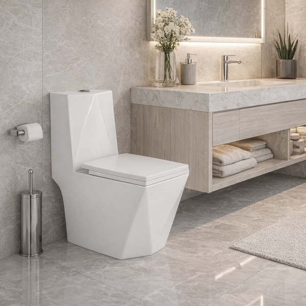 Vaso Sanitário Monobloco Caixa Acoplada Privada Milão