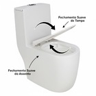 Vaso Sanitário Monobloco Caixa Acoplada Privada Munique