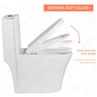 Vaso Sanitário Monobloco Caixa Acoplada Privada Paris Branco