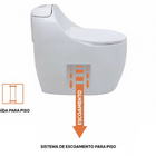 Vaso Sanitário Monobloco Caixa Acoplada Sevilha Branco Premium