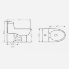 Vaso Sanitário Monobloco Cerâmica Com Caixa Acoplada Pelegrin