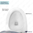 Vaso Sanitário Monobloco Completo Branco - Caixa Acoplada Pri