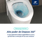 Vaso Sanitário Monobloco Completo Branco - Caixa Acoplada Pri