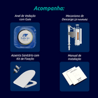 Vaso Sanitário Monobloco Completo Branco - Caixa Acoplada Pri