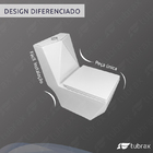 Vaso Sanitário Monobloco Completo - Caixa Acoplada Privada Ba