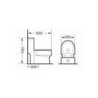 Vaso Sanitário Monobloco Doha Movel Do Brasil