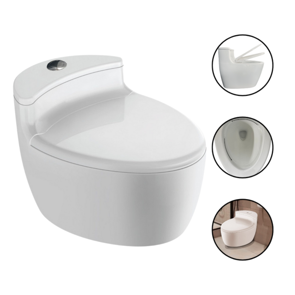 Vaso Sanitário Monobloco Esmaltado Kit Completo Xambre Mx104