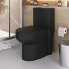 Vaso Sanitário Monobloco Para Banheiro Eva - Fabribam Preto F