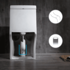 Vaso Sanitário Monobloco Pex Ícaro Produzido Em Cerâmica