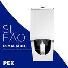 Vaso Sanitário Monobloco Pex Maximus Produzido Em Cerâmica
