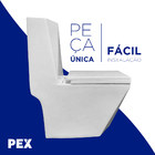 Vaso Sanitário Monobloco Pex Maximus Produzido Em Cerâmica