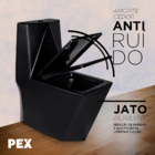 Vaso Sanitário Monobloco Preto Pex Maximus Produzido Em Cerâm