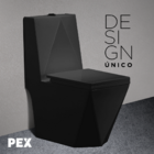 Vaso Sanitário Monobloco Preto Pex Maximus Produzido Em Cerâm