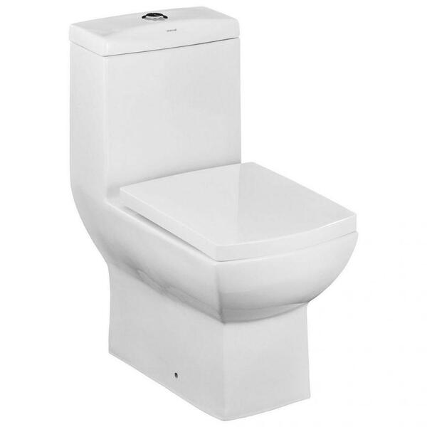 Vaso Sanitário Monobloco Prisma Quadrado Griff Inox