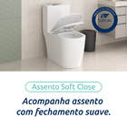 Vaso Sanitário Monobloco Produzido Em Cerâmica Incluindo Asse