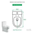 Vaso Sanitário Monobloco Reno R 250