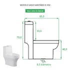 Vaso Sanitário Monobloco Reno R 350
