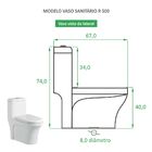 Vaso Sanitário Monobloco Reno R 500