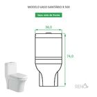 Vaso Sanitário Monobloco Reno R 500