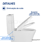 Vaso Sanitário Monobloco Rubi Completo Caixa Acoplada